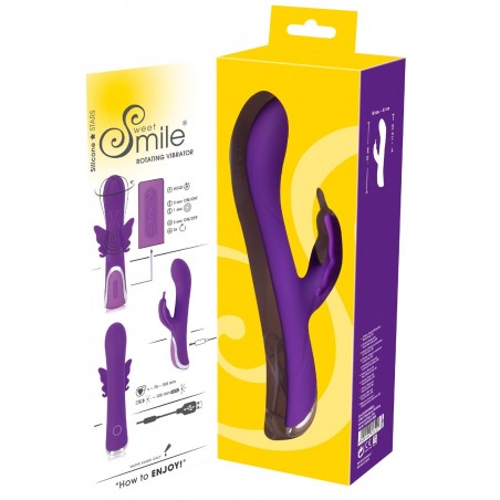 Vibromasseur Rechargeable Rabbit Rotatif Smile