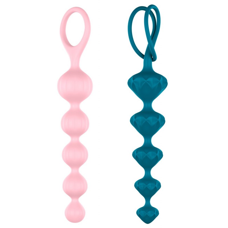 Chapelet Anal Satisfyer Beads Colorés X2