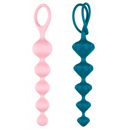 Chapelet Anal Satisfyer Beads Colorés X2